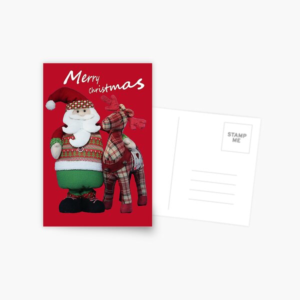 Item preview, Merry Christmas from Santa & Rudolf! designed and sold by SidelineArt.