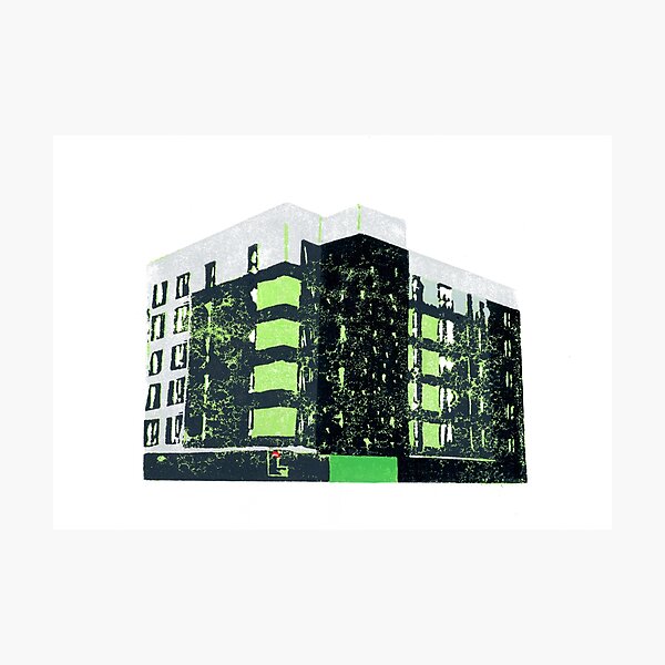 Mailbox building Photographic Print