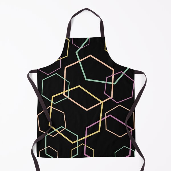 Item preview, Hexagon Multi Colour Graphic Print Design designed and sold by LittleIconShop.