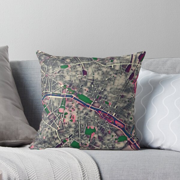 Item preview, Paris Pop Art City Map designed and sold by Intrepix.