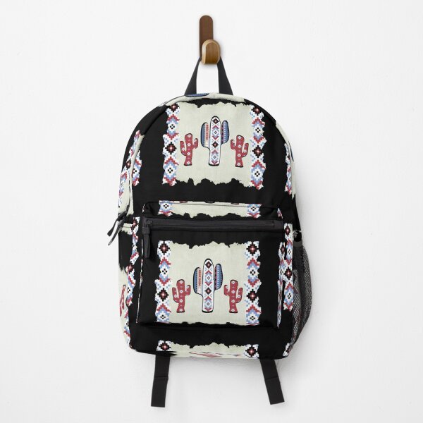Native American Pattern - Aztec Cactus Backpack