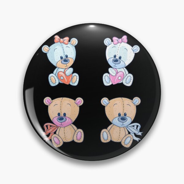 Artikelvorschau, 4 süße Teddybären entworfen und verkauft von BeSassy.