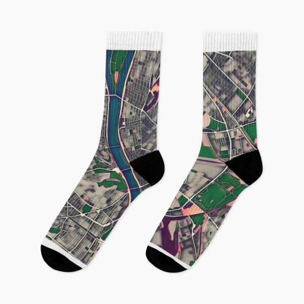 Item preview, Budapest Pop Art City Map designed and sold by Intrepix.