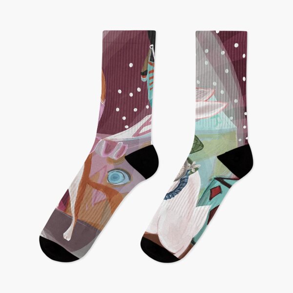 Item preview, Dancing the ballerina stoat and the white rabbit designed and sold by belettelepink.