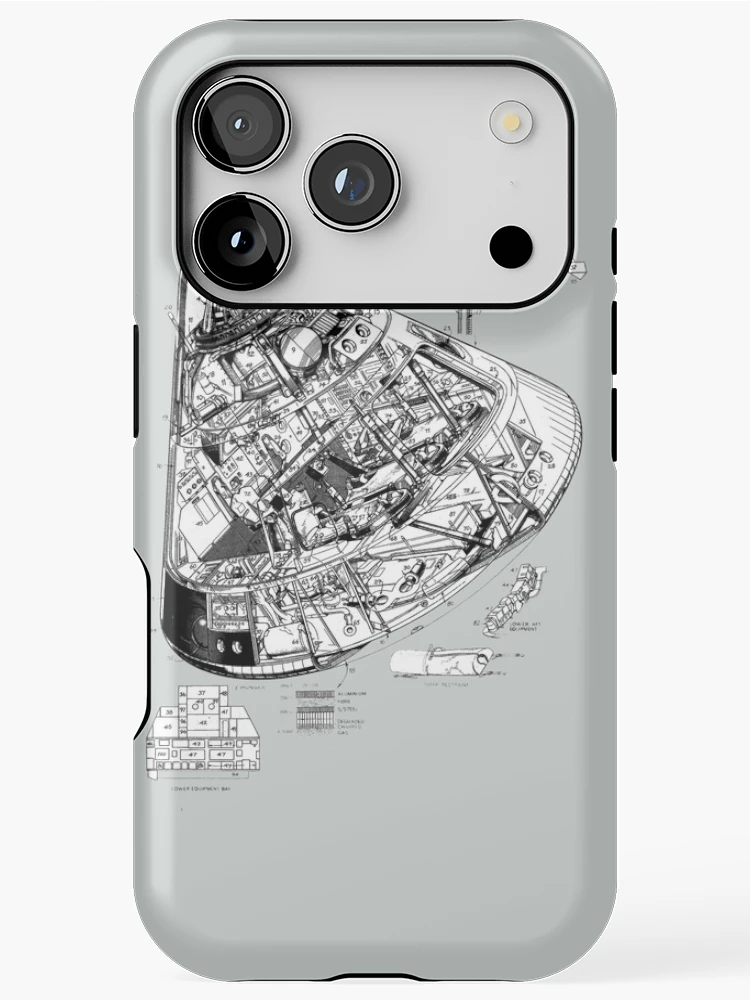 Thumbnail 1 of 4, iPhone Case, Command Module... designed and sold by timothybeighton.