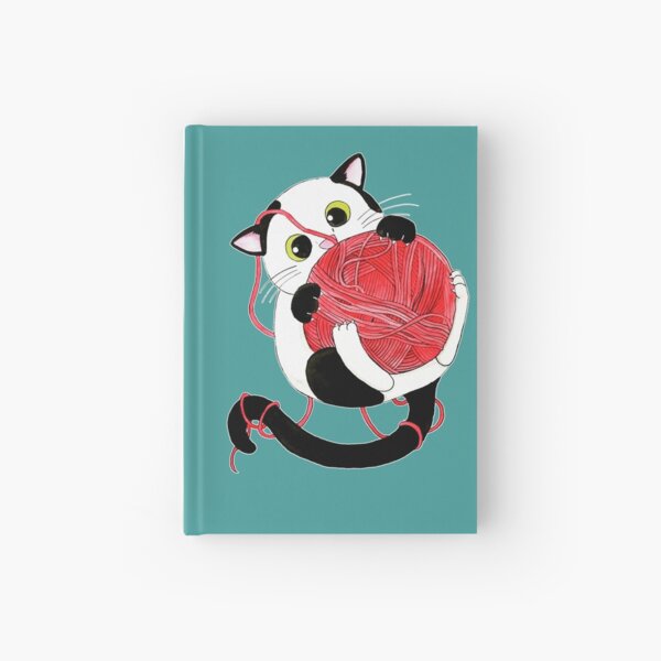 Die Katze und das Wollknäuel Notizbuch
