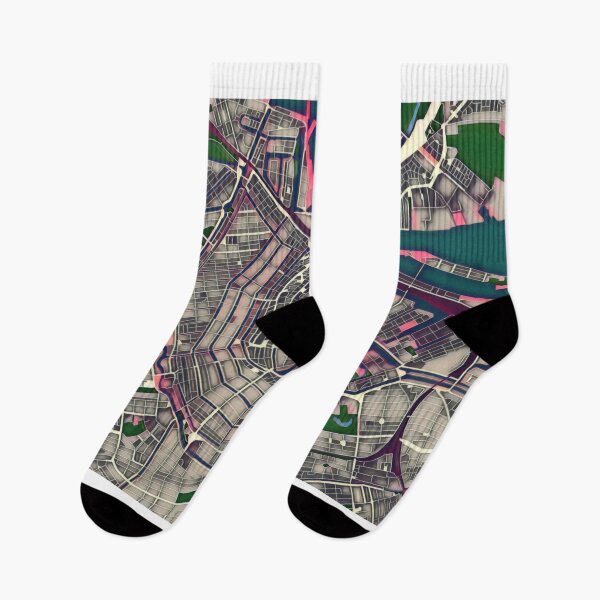 Item preview, Mapa de la ciudad de arte pop de Ámsterdam designed and sold by Intrepix.