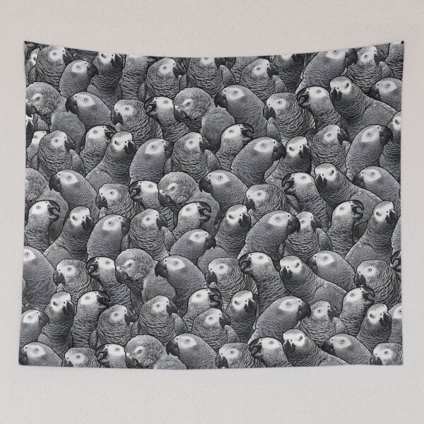 Item preview, African Grey Parrot Pattern designed and sold by Alienphysique.