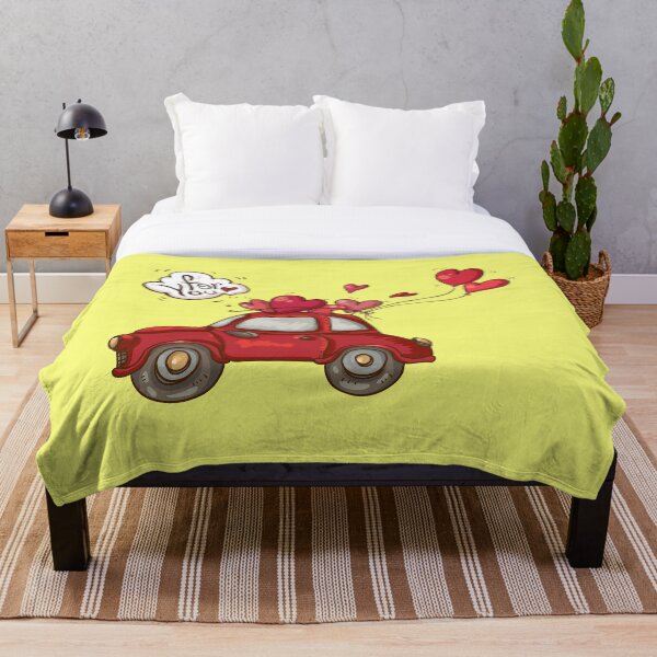 Item preview, I Love You - Valentine's Day - Car with Balloon Hearts designed and sold by TransFoto.