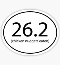 26.2 Chicken Nuggets Eaten Sticker