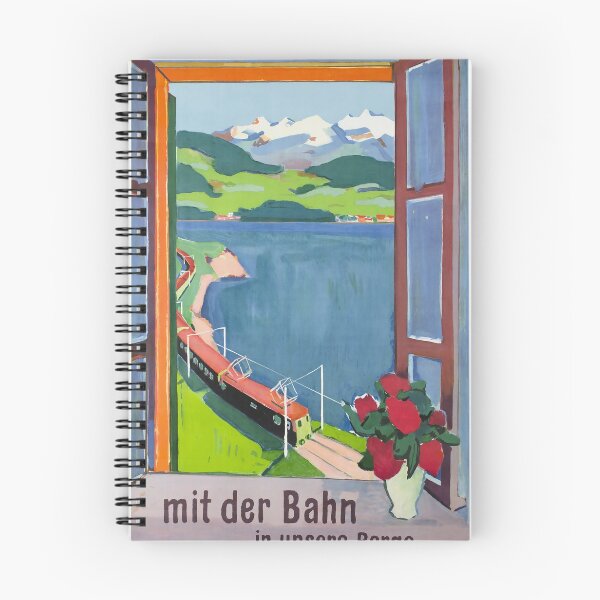 Item preview, Mit der Bahn in unsere Berge, Travel Poster designed and sold by BokeeLee.