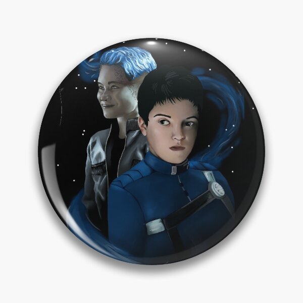 Item preview, Adira and Gray Tal - Adira Tal Gray Tal Nonbinary Queer Trans Sci-Fi designed and sold by BoyPilot Goods.