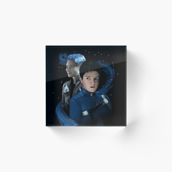 Aperçu de l'œuvre Adira et Grey Tal - Adira Tal Grey Tal Non binaire Queer Trans Sci-Fi créée et vendue par BoyPilot Goods.