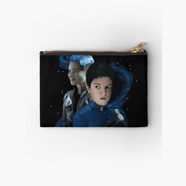 Item preview, Adira and Gray Tal - Adira Tal Gray Tal Nonbinary Queer Trans Sci-Fi designed and sold by BoyPilot Goods.