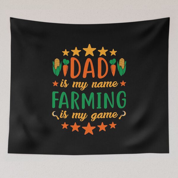 Item preview, Dad Is My Name Farming Is My Game designed and sold by mteehut.