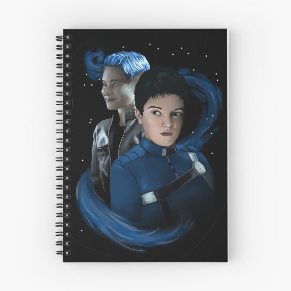 Item preview, Adira and Gray Tal - Adira Tal Gray Tal Nonbinary Queer Trans Sci-Fi designed and sold by BoyPilot Goods.