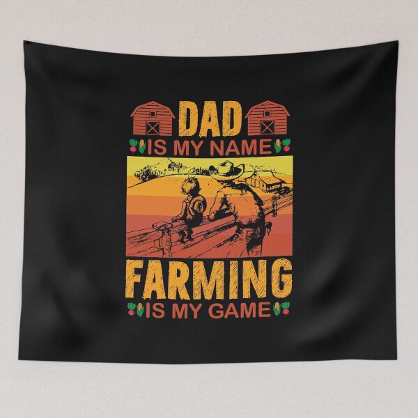 Item preview, Dad Is My Name Farming Is My Game designed and sold by mteehut.