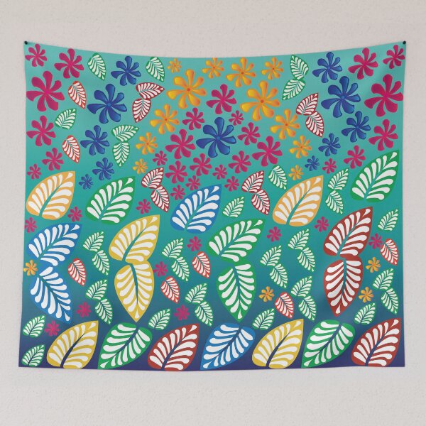 Item preview, Grand Floral and Leaves designed and sold by ModernOUTFITS.
