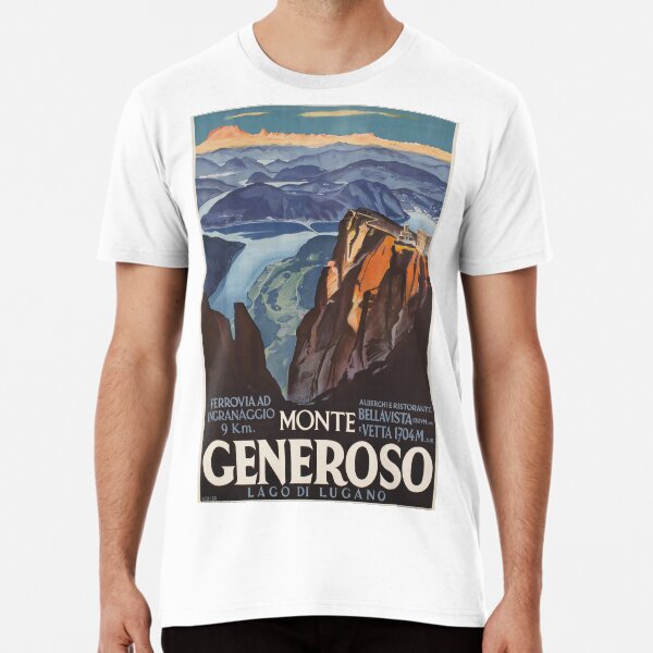 Item preview, Monte Generoso, Travel Poster designed and sold by BokeeLee.