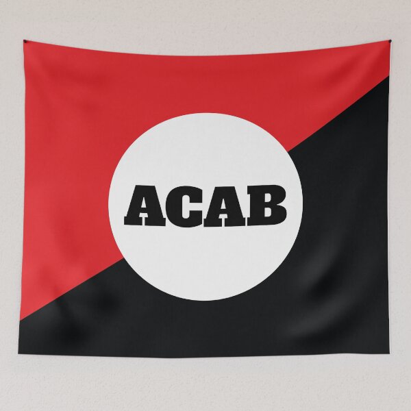 Item preview, ACAB - Anarcho-Communism / Anarcho-Syndicalism Flag designed and sold by shirtpress.