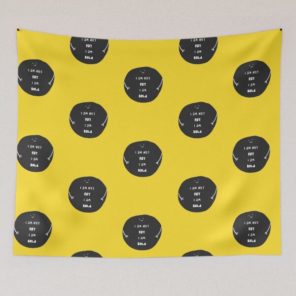 Item preview, i am not fat i am bold designed and sold by FunnyGrief.