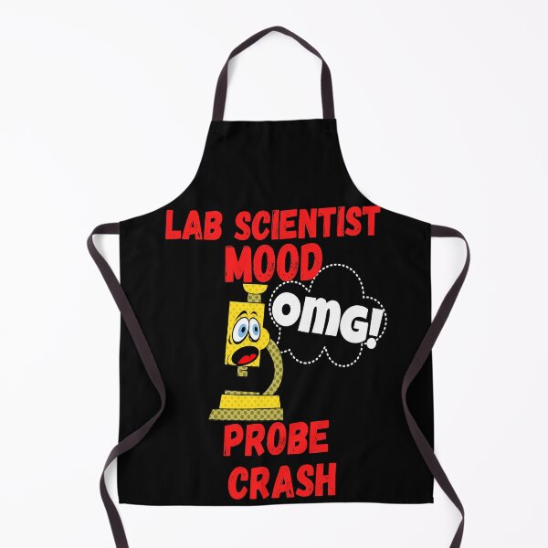 Item preview, LAB SCIENTIST MOOD CARTOON MICROSCOPE OMG! PROBE CRASH FUNNY MEDICAL LABORATORY SCIENTIST  designed and sold by Hippiesole.