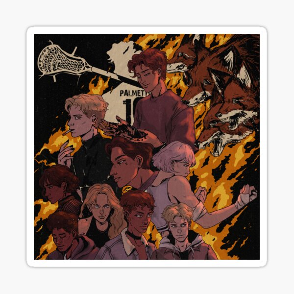 All For The Game Foxes Konzeptkunst Sticker
