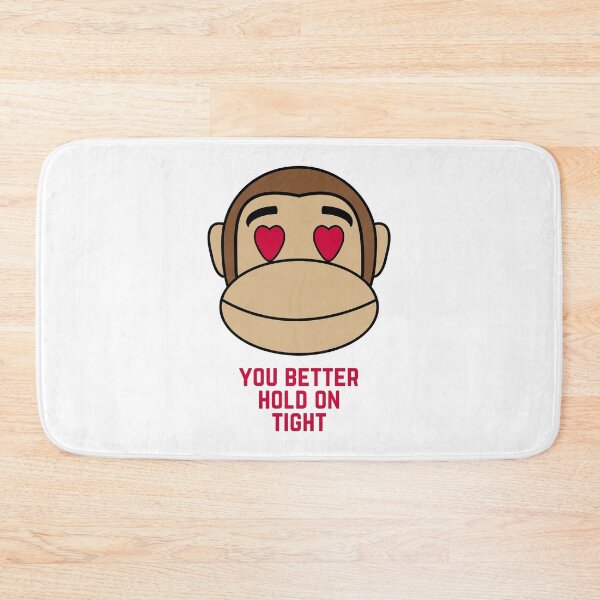 Item preview, Valentine's Day Love You Better Hold On Tight Spider Monkey designed and sold by Nathalie Aynié.