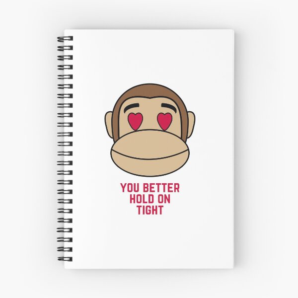 Item preview, Valentine's Day Love You Better Hold On Tight Spider Monkey designed and sold by Nathalie Aynié.
