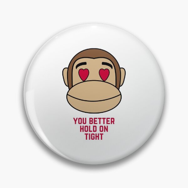 Item preview, Valentine's Day Love You Better Hold On Tight Spider Monkey designed and sold by Nathalie Aynié.