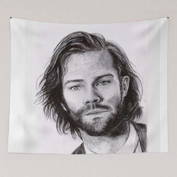 Item preview, Jared Padalecki Sketch - Ballpoint pen designed and sold by MidnightSilver.