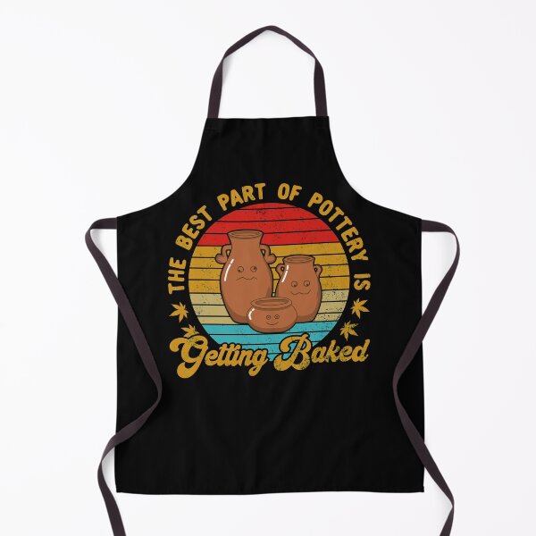 Item preview, The Best Part of Pottery Is Getting Baked Retro 70's Pottery designed and sold by Dan66.