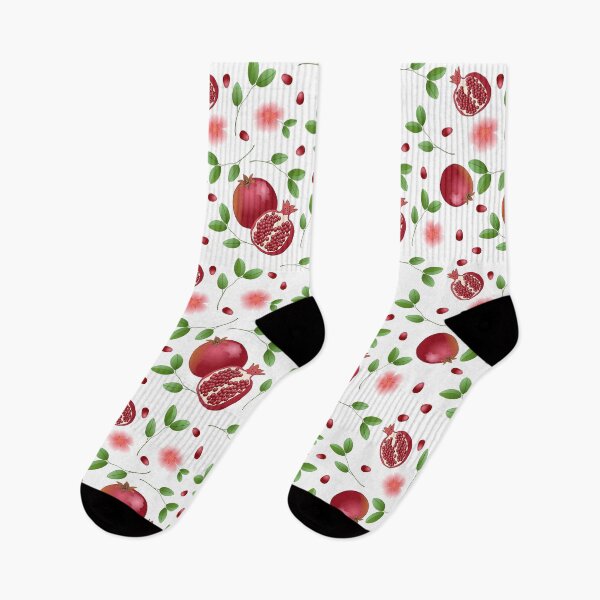 Item preview, pomegranate passion floral design designed and sold by TraceyHayesArt.