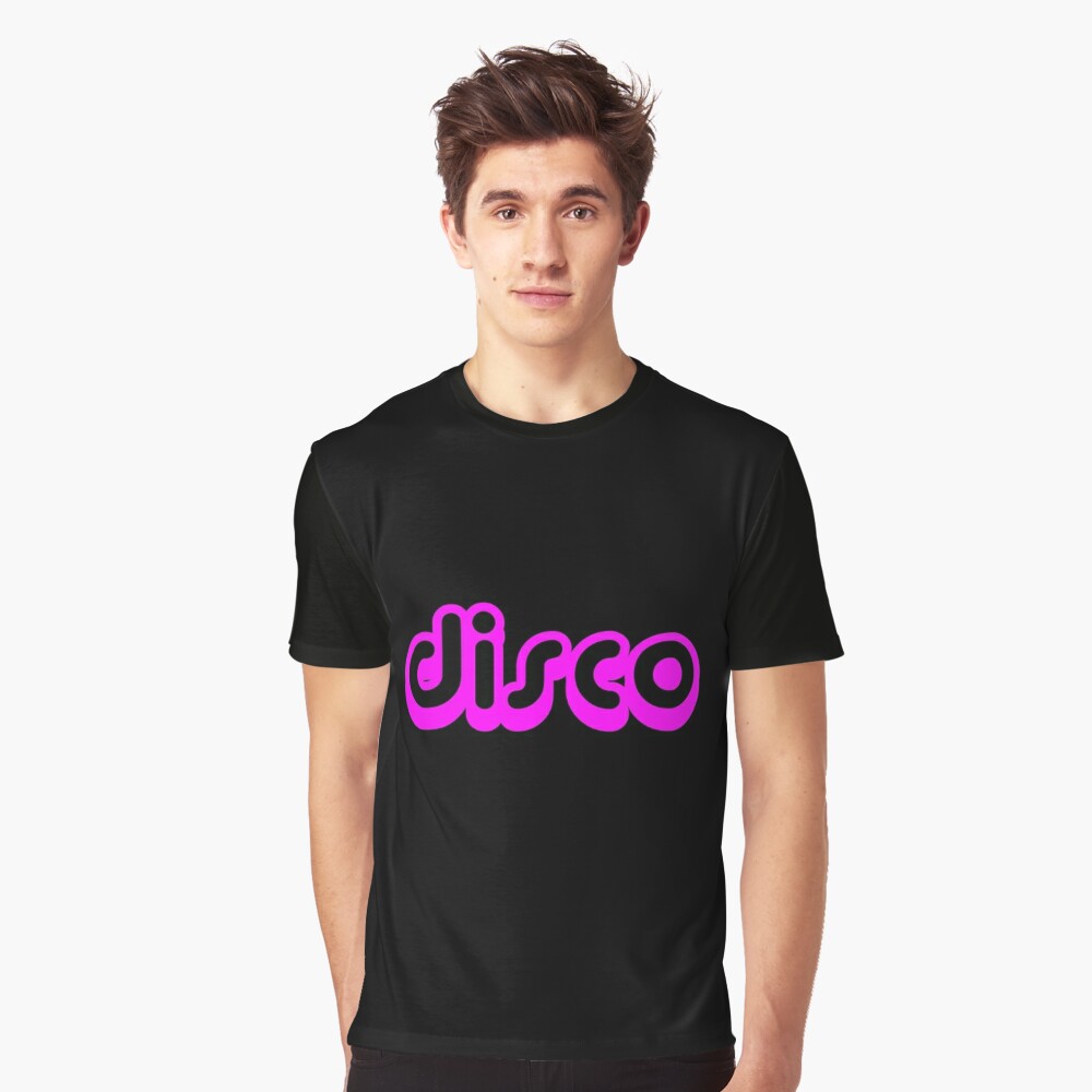 mens pink disco shirt