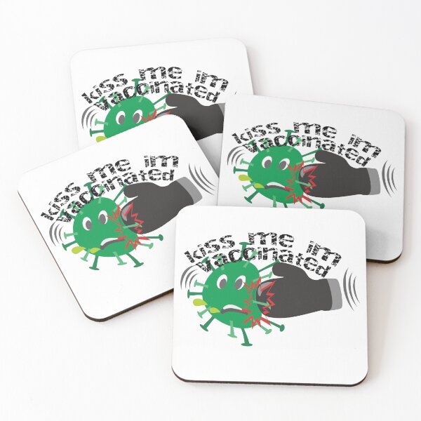 Item preview, kiss me im vaccinated	 designed and sold by Sameh Messaoudi.