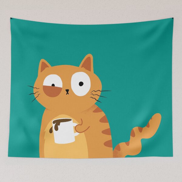 Item preview, Coffee Cat designed and sold by bonusroom.