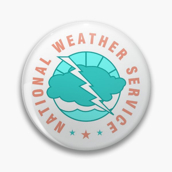 Artikelvorschau, Nationales Wetterdienst-Logo (blaugrün x Koralle) entworfen und verkauft von Minnip0ps.