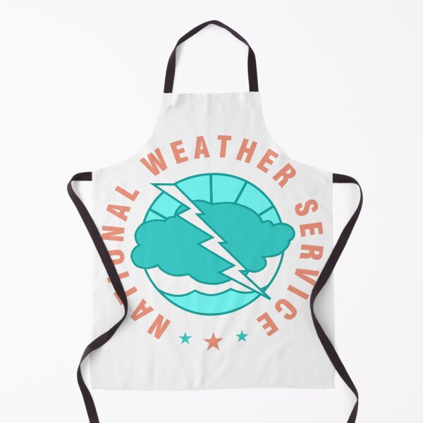 Item preview, National Weather Service logo (teal x coral) designed and sold by Minnip0ps.