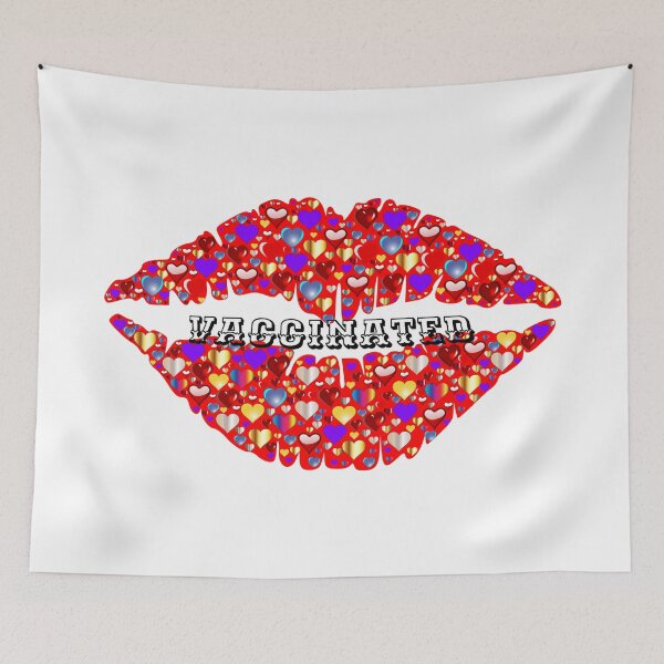 Item preview, kiss me im vaccinated	 designed and sold by Sameh Messaoudi.