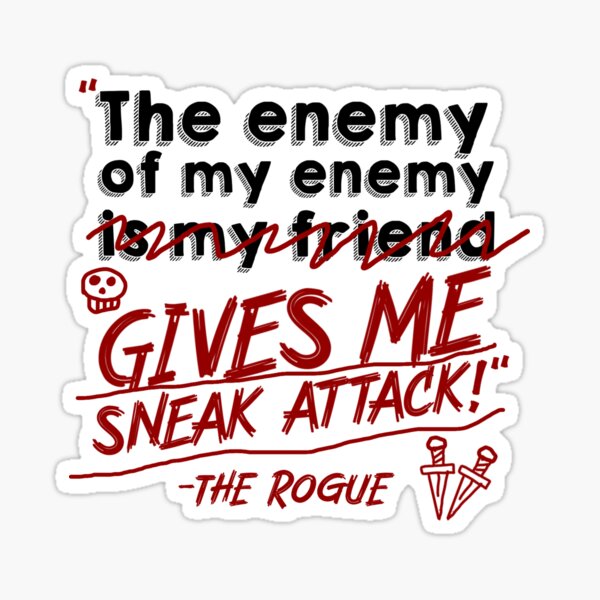 Sneak Attack! Sticker