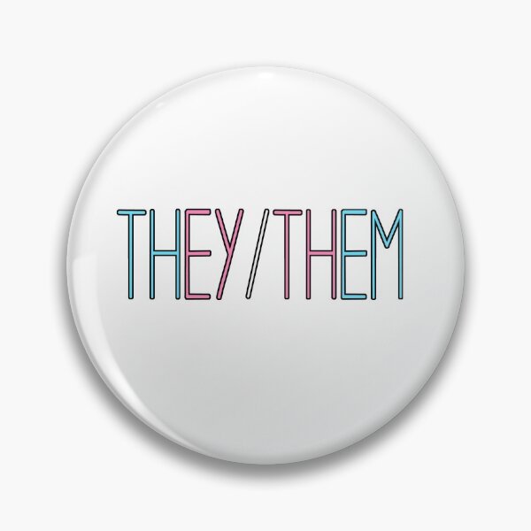 Item preview, They/Them Pronouns - Trans Pride designed and sold by Aimeebee.