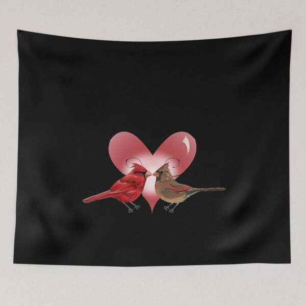 Item preview, Cardinal Love Birds designed and sold by Caummon Thread.