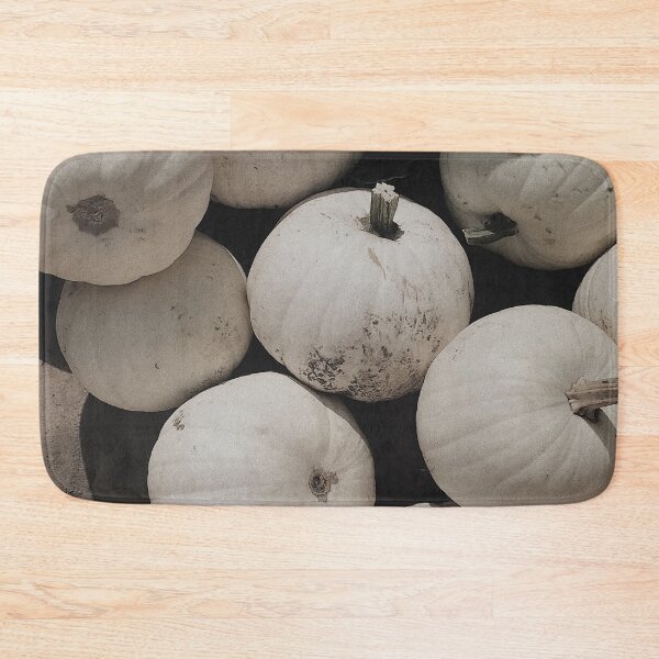 Item preview, White Aesthetic Pumpkin Patch designed and sold by irideae.