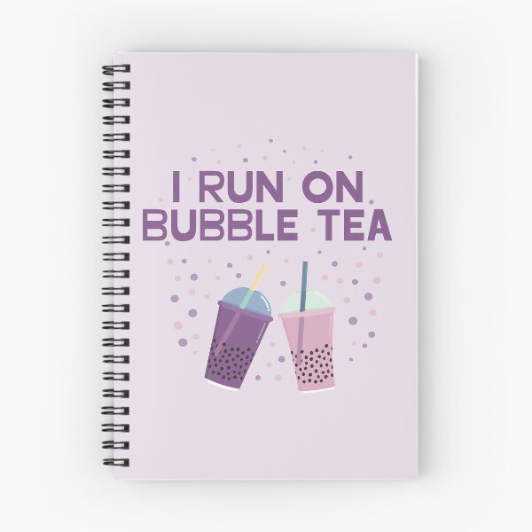 Item preview, I Run On Bubble Tea designed and sold by Punchi-Design.