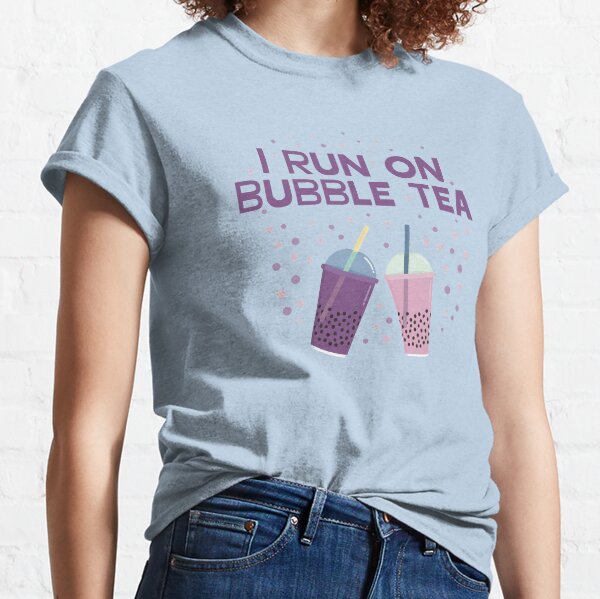 Item preview, I Run On Bubble Tea designed and sold by Punchi-Design.