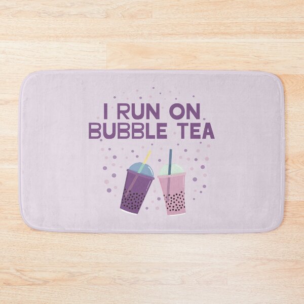 Item preview, I Run On Bubble Tea designed and sold by Punchi-Design.