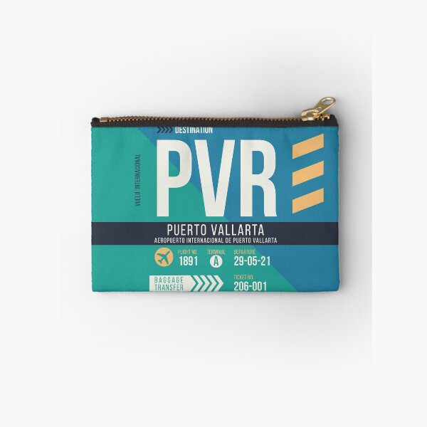 Item preview, Puerto Vallarta (PVR) Airport Code Baggage Tag designed and sold by SLAG-Creative.