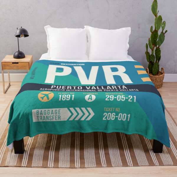 Item preview, Puerto Vallarta (PVR) Airport Code Baggage Tag designed and sold by SLAG-Creative.