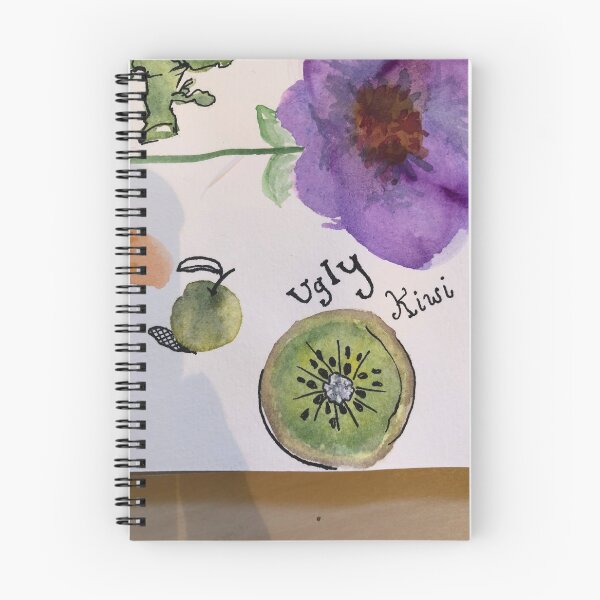 Item preview, aquarelle abstract kiwi with fruits and flowers designed and sold by SherryIlyaev.