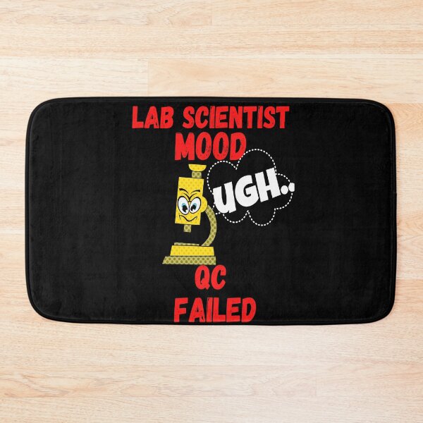 Item preview, LAB SCIENTIST MOOD CARTOON MICROSCOPE UGH! QC FAILED FUNNY MEDICAL LABORATORY SCIENTIST  designed and sold by Hippiesole.